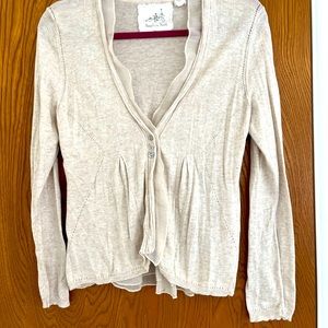 Anthropologie Angel of the North Sweater